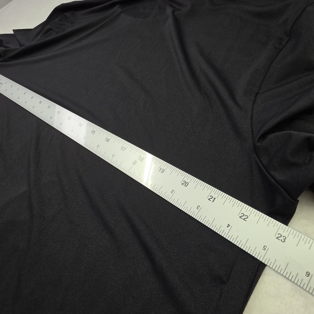 Skims Womens Black Crew Neck T Shirt XL Stretch Basic Short Sleeve Tee - Picture 6 of 6